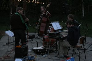 Et free-jazz-band fra Støvring Højskole gav en hyggelig koncert - også i 2007.